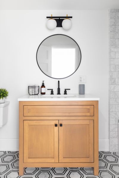 Custom Vanity Installation in Schertz